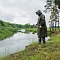 Лучший мужской непромокаемый дождевик из нейлона с капюшоном FORTMEN СТАВР для комфортной рыбалки и охоты